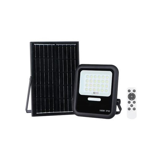 [147-69572] PROYECTOR LED SMD SOLAR 200W IP65 4000K NEGRO PLUS
