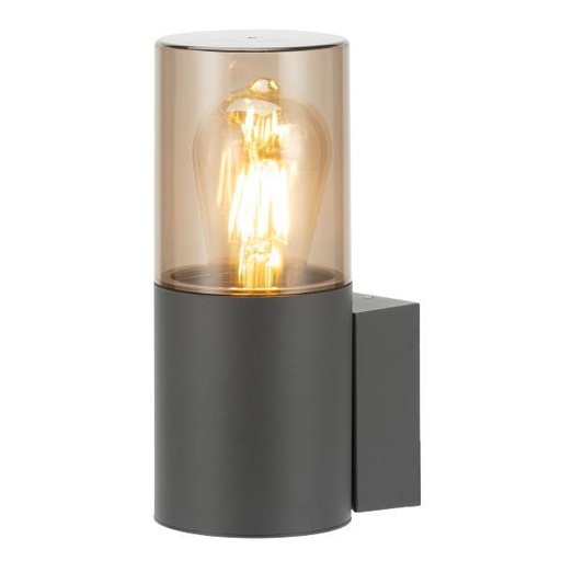 [145-20621] APLIQUE ALUMINIO E27 120x90x220 IP54 ANTRACITA ARTE ILLUMINIA