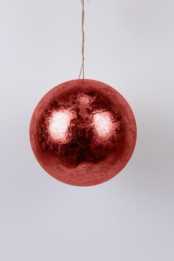 [600-46122] BOLA ROJA METALIZADA 30cm
