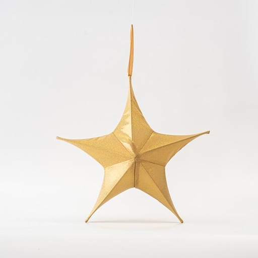 [600-45793] ESTRELLA,TEJIDO ORO IRIDISCENTE, 40cm