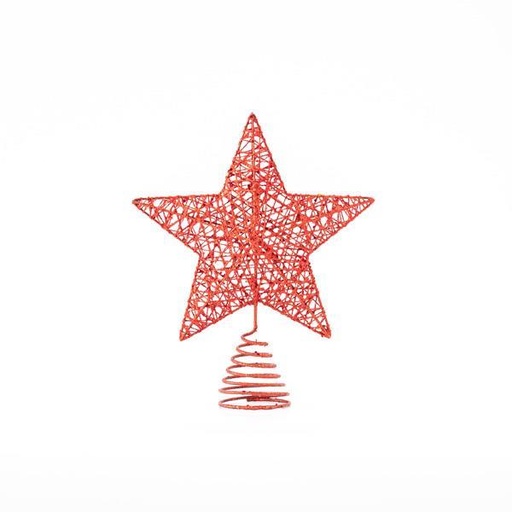 [600-45640] TOP ÁRBOL, ROJO, CUADRICULA, 20x25cm