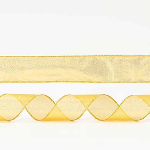 [600-45491] CINTA ORO COLOR METALIZADO 6,35cm 3M