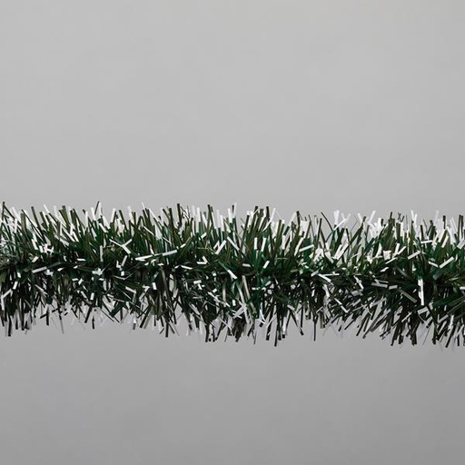 [600-30313] GUIRNALDA TINSEL 2m x 8cm COLOR VERDE NIEVE