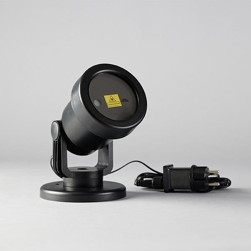 [600-22308] PROYECTOR LÁSER, MULTIFUNCIÓN, CON MANDO, CON DISEÑOS DE NAVIDAD ROJO Y VERDE, 10,3x10,3x33,50cm, IP44