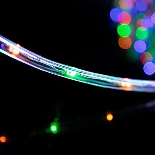 [600-22284] CORDON LUMINOSO LED, PROTECCIÓN UV, CORTE CADA 2 METROS, 3 VÍAS, MULTI, 50m, 36 LED/m, IP65