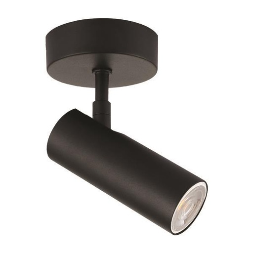 [145-25001] "CEILING SPOT ROSETTE" INDIVIDUAL GU10 SLIM NEGRO