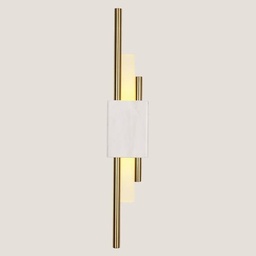 APLIQUE DE PARED 7W 10x9x45 BLANCO/ORO
