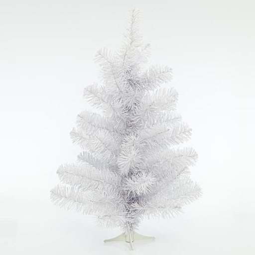 [600-30028] ARBOL 80cm COLOR BLANCO 61 PUNTAS (ANCHO PUNTAS 8cm)