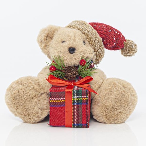 [600-41123] OSO CON REGALO, 14x20x15cm