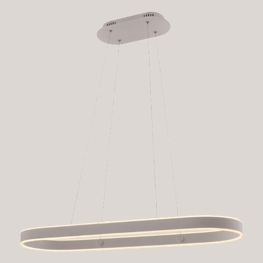 [144-16014] PLACA DE TECHO LINEAL LED 50W 3000K 900x300x1200 BLANCO