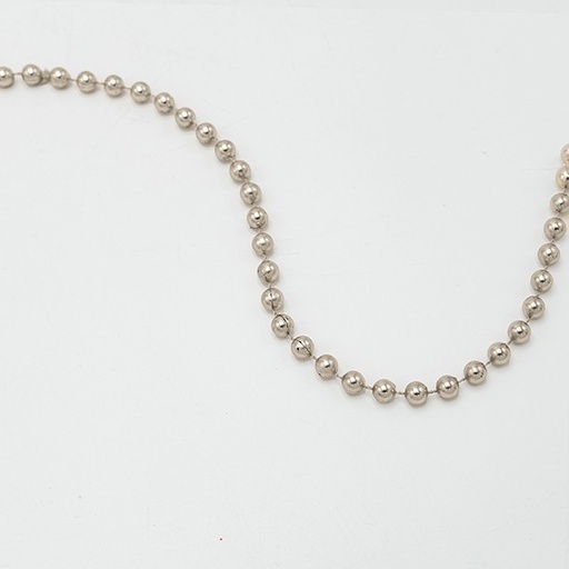 [600-42713] CADENA PERLAS MARRONES PLÁSTICO 12m