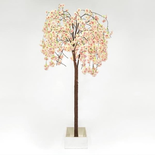 [600-30565] CEREZO, CON 84 LED BLANCO CALIDO, 170cm