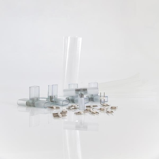 [600-23157] PIN DE CONEXIÓN "T" PARA CUERDA DE LUZ DE NEÓN, JUEGO DE 5 PIEZAS