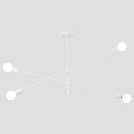 [144-23000] Plafones 4xΕ27 100x55 BLANCO