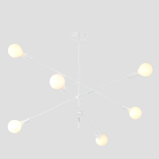 [144-23003] Plafones 6xΕ27 100x65 BLANCO