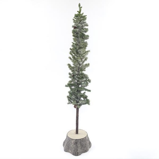 [600-41140] ÁRBOL DECORATIVO, CON BASE, 183cm