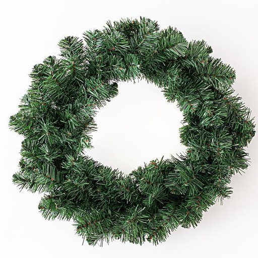 [600-30349] CORONA DE ABETO 60cm, VERDE, _8cm