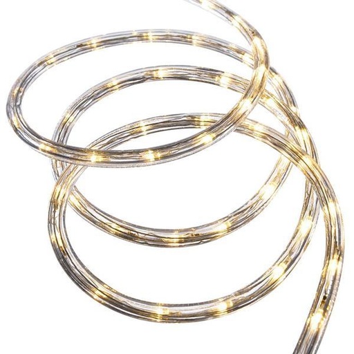 [600-22260] CABLE DE LUZ LED, 2 VÍAS, BLANCO CÁLIDO, 10 m, 24 LED/m, IP44