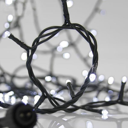 [600-11339] LINEA, 700 LED 3mm, 31V, CONECTOR HASTA 2, CON ADAPTADOR, CABLE 300cm, CABLE VERDE, LED BLANCO, POR 5cm, IP44