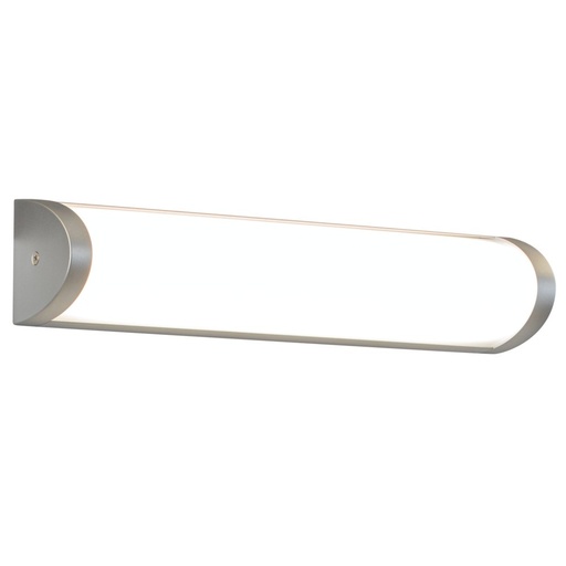 [145-21107] LUMINARIA LED PARA BAÑO "IRON5" 8W 4000K 350x75x66 IP44 NIQUEL MATE