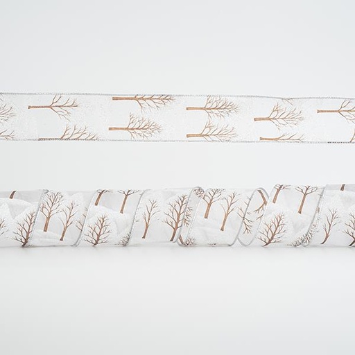 [600-44968] CINTA TRANSPARENTE, CON ARBOLES, 6,35cm, 10A