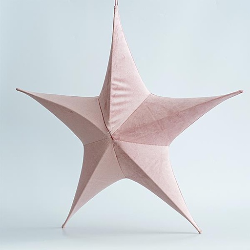 [600-45315] ESTRELLA DE TERCIOPELO, ROSA, 80cm