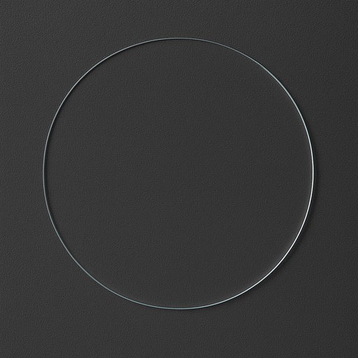 [A706] CRISTAL DE RECAMBIO DOWNLIGHT Ø18,4cm TRANSPARENTE