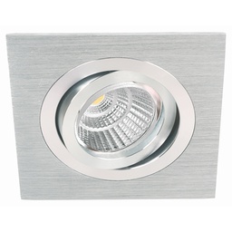 SPOT EMPOTRABLE BASCULANTE 91x91mm  "STIL K" ALUMINIO