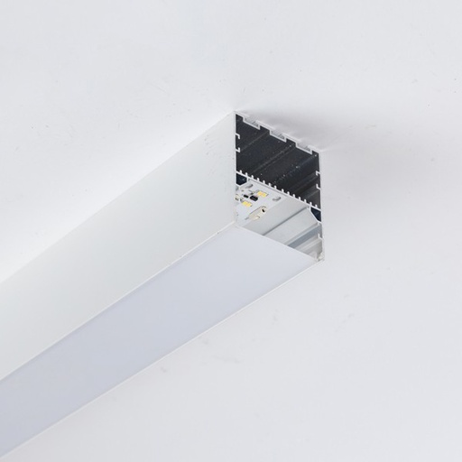 LUMINARIA LINEAL de SUPERFICIE 80x70 130lm/W 24V