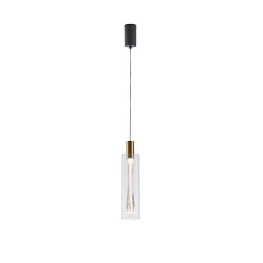 [144-15103] LÁMPARA COLGANTE CRISTAL 7,6W 780lm 3000K Ø90x1200mm ARTE ILLUMINA VIAL