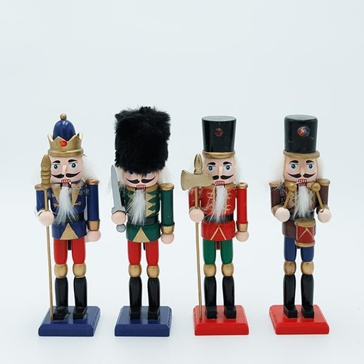 [600-46867] CASCANUECES, ROJO VERDE AZUL, SET 4TMX, 5x18cm