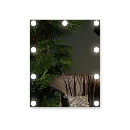 [144-88008] ESPEJO MAQUILLAJE RECTANGULAR LED 9W 1680lm 85-265V 40x50 "LOGE" ARTE ILLUMINA
