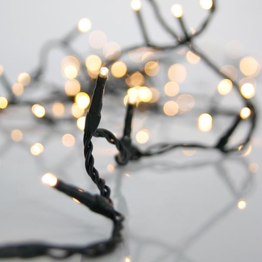 [600-01641] LINE PRO, 1200 LED 3 mm, ADAPTADOR DE 31 V Y 12 W, FIJO, CABLE DE PVC VERDE, LED BLANCO CÁLIDO, POR 5 cm, CABLE DE CONDUCCIÓN DE 3 m, IP44