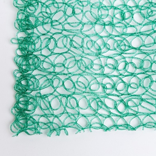 [600-23553] SETO DE PVC, VERDE CON BRILLO, 1x10cm