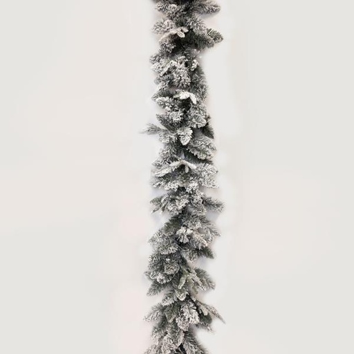 [600-30638] GUIRNALDA NIEVE, PE Y PVC, 270cm