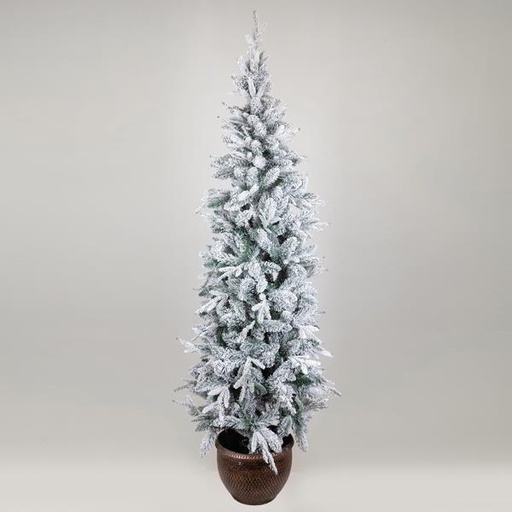 [600-30649] ABETO NEVADO, ESTOCOLMO, CON MACETA, 240 cm