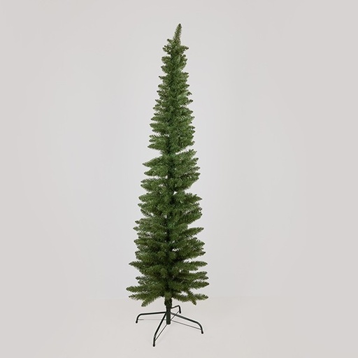 [600-30671] ÁRBOL VERDE, PVC, SUPER FINO, 210 cm