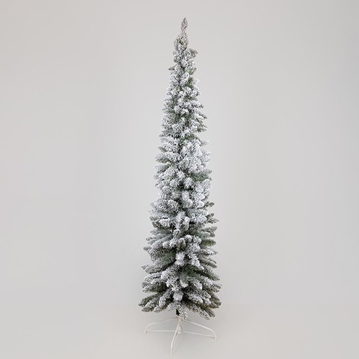 [600-30674] ÁRBOL NEVADO, PVC, SUPERSLIM, 210cm