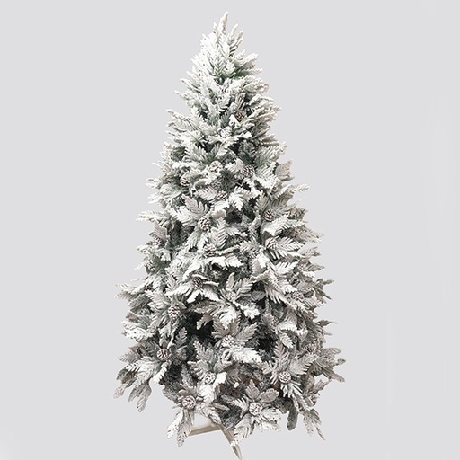 [600-30692] ABETO, MEZCLA DE PVC CON PLÁSTICO Y PIÑAS, KLEIO, 300cm