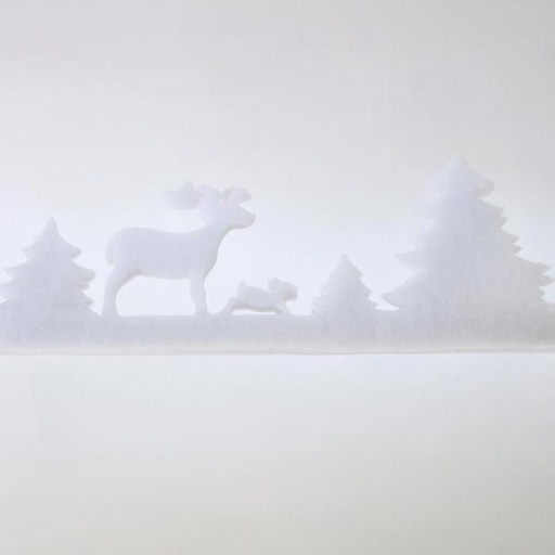 [600-40371] GUIRNALDA ECOLÓGICA CON CIERVOS, 180cm