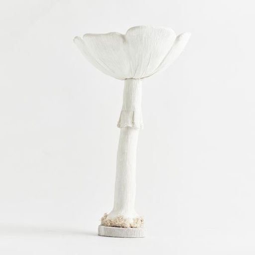 [600-44067] SETA BLANCA CON TRONCO BLANCO 25x25x42cm