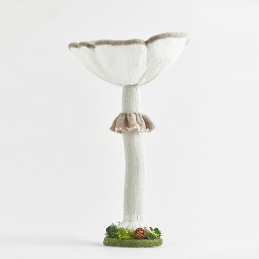 [600-44068] SETA, MARRÓN PÁLIDO, CON TRONCO BLANCO, 26x26x40cm