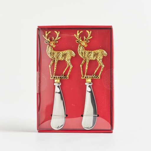 [600-44338] ESPARCIDOR, CON CIERVO DORADO, JUEGO DE 2 PIEZAS