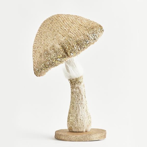 [600-44445] SETA, CHAMPÁN CON BRILLO, 16x16x26cm