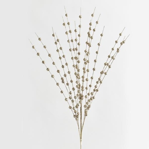 [600-45996] RAMITA, CHAMPÁN, CON PERLAS BRILLANTES, 150 cm