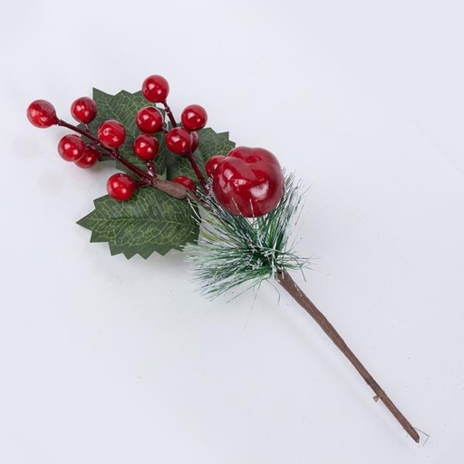 [600-46129] PICO CON FRUTOS ROJOS Y MANZANA, 26cm