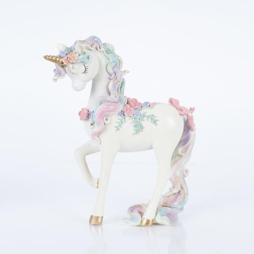 [600-46267] UNICORNIO DE POLIRESINA, 6x18x21cm