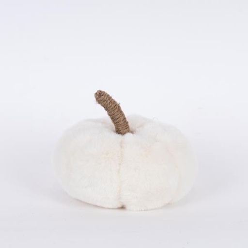 [600-46367] CALABAZA DE PIEL, BLANCA, 15x16cm