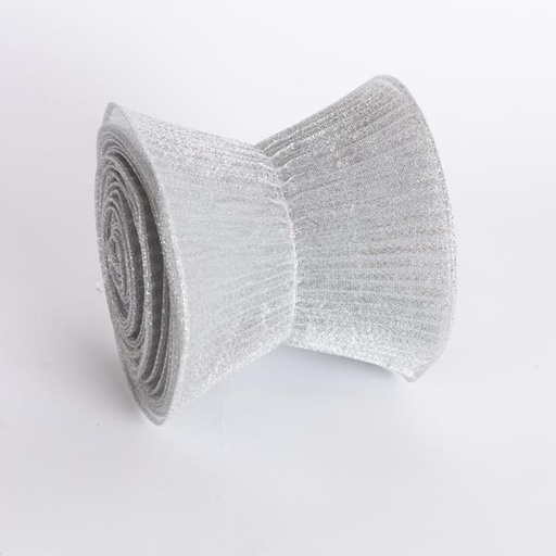 [600-46407] CINTA ESPIRAL, PLATA, 500X12CM