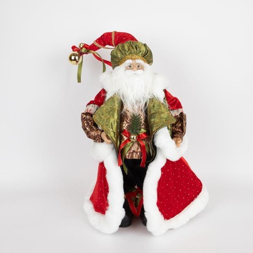 [600-46476] PAPÁ NOEL CON ROPA DE LUJO, 45,7 CM